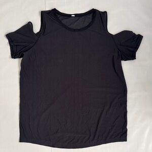 Lululemon Ready Set Go Short Sleeve - Mesh Top with Shoulder Cutouts